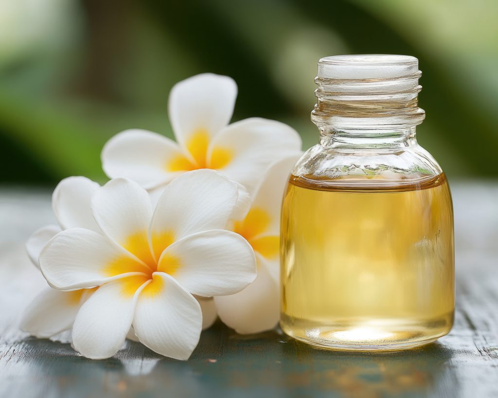 Monoi Oil. Bouteille de Monoi pure de Tahiti: oil, tahiti, bottle, massage, healthy, aromatherapy, white, smell, health, beauty